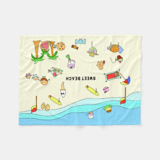 COUVERTURE POLAIRE SWEET BEACH (Devant (Horizontal))