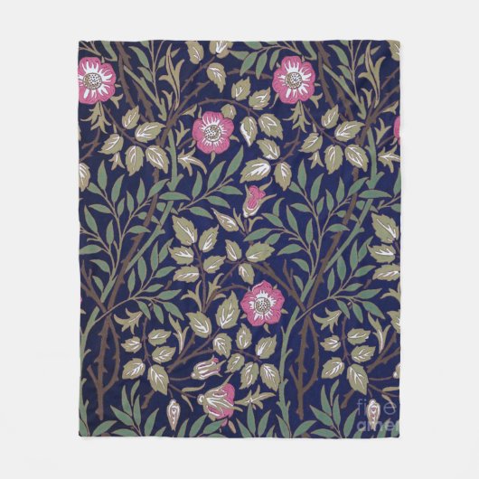 Couverture Polaire Sweet Briar, William Morris (Devant)