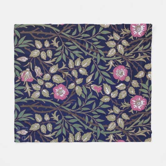 Couverture Polaire Sweet Briar, William Morris (Devant (Horizontal))