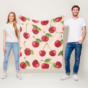 Couverture Polaire Sweet Cherry Delight