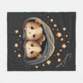 Couverture Polaire Sweet Dreams Joli Hamster Design (Devant (Horizontal))