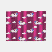 Couverture Polaire Sweet Dreams Unicorns (Devant (Horizontal))