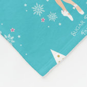 Couverture Polaire Sweet Pastel Nutcracker Noël (Coin)