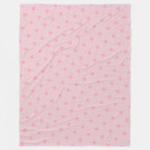Couverture Polaire Sweet Pink Geometric Pattern Squares & Triangles (Devant)