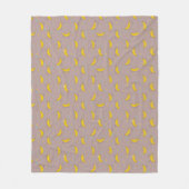 Couverture Polaire Sweet & Playful Banana Dream Pattern (Devant)