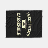 Couverture Polaire Sweet Potato Cerole Thanksgiving Cooking  (Devant (Horizontal))