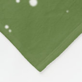 Couverture Polaire Sweet Reindeer Pair in Holiday Snowfall (Coin)