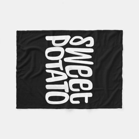 Couverture Polaire Sweet Tato And Kind Of Rude Tato, Thanksgiving Cou (Devant (Horizontal))