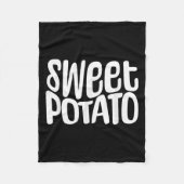 Couverture Polaire Sweet Tato And Kind Of Rude Tato, Thanksgiving Cou (Devant)