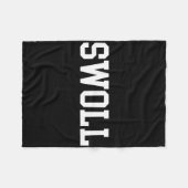 Couverture Polaire Swoll Amusant Poids Et Bodybuilding (Devant (Horizontal))