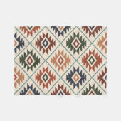 Couverture Polaire Symbole aztèque grand Motif stylisé (Devant (Horizontal))