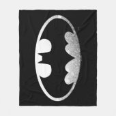 Couverture Polaire Symbole Batman | Logo Grainy (Devant)