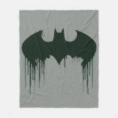 Couverture Polaire Symbole Batman | Logo Spraypaint (Devant)