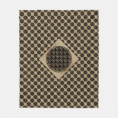 Couverture Polaire Symbole chinois chauve-souris Blanche polaire (Devant)