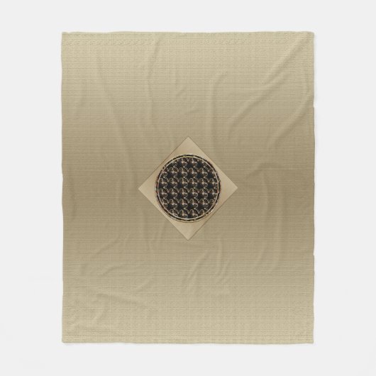 Couverture Polaire Symbole chinois chauve-souris Blanche polaire (Devant)