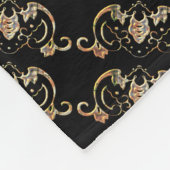 Couverture Polaire Symbole chinois chauve-souris Blanche polaire (Coin)