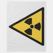 Couverture Polaire Symbole d'avertissement de rayonnement (danger rad (Devant)