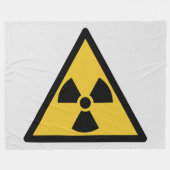 Couverture Polaire Symbole d'avertissement de rayonnement (danger rad (Devant (Horizontal))
