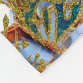 Couverture Polaire Symbole de Choku Rei dans le mandala sur le marbre (Coin)