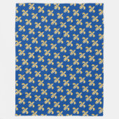 Couverture Polaire Symbole de Fleur de Lis (Devant)