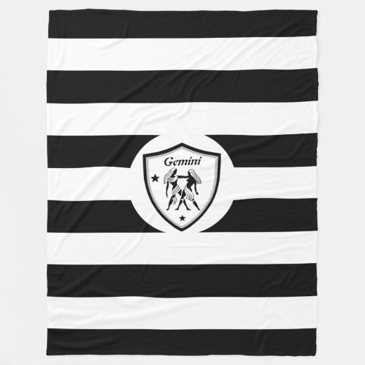 Couverture Polaire Symbole de Gemini       (Devant)