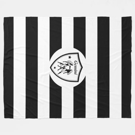 Couverture Polaire Symbole de Gemini       (Devant (Horizontal))