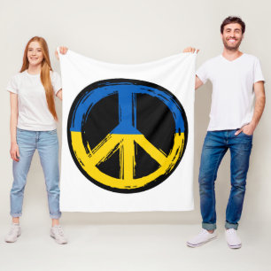 Couverture Polaire SYMBOLE DE LA PAIX DE L'Ukraine