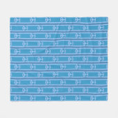COUVERTURE POLAIRE SYMBOLE DE LA PAIX DIFFUSÉ (Devant (Horizontal))