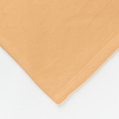 Couverture Polaire SYMBOLE DE LA PAIX FLEURIE EN Peach (Coin)