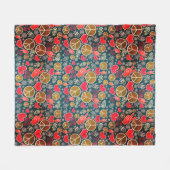 Couverture Polaire Symbole de la paix Hipster Pacifisme (Devant (Horizontal))