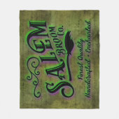 Couverture Polaire Symbole de la société Halloween Witch Salem Broom (Devant)