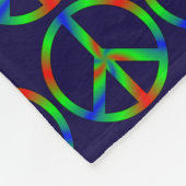 COUVERTURE POLAIRE SYMBOLE DE PAIX RVB (Coin)