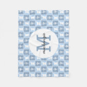 Couverture Polaire Symbole de pharmacie | Pharmaciste | Pharmacie per (Devant)