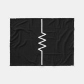 Couverture Polaire Symbole de résistance électrique Funny Engineer Ci (Devant (Horizontal))