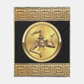 Couverture Polaire Symbole de Sicile (Devant)