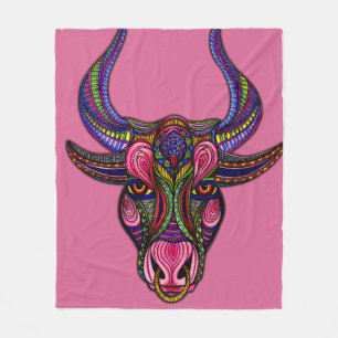Couverture Polaire Symbole de Taureau