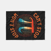 Couverture Polaire Symbole d'infinité de teint en direct Amour Accept (Devant (Horizontal))