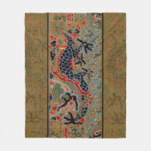 Couverture Polaire Symbole dragon chinois Antique asiatique (Devant)