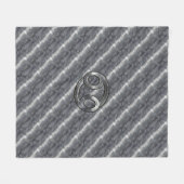 Couverture Polaire Symbole du cancer du zodiaque Style industriel (Devant (Horizontal))