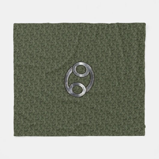 Couverture Polaire Symbole du cancer du zodiaque sur la caméra numéri (Devant (Horizontal))