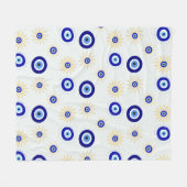 Couverture Polaire Symbole du mauvais œil (Devant (Horizontal))