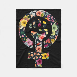 Couverture Polaire Symbole féministe manifestant