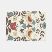 Couverture Polaire SYMBOLE Hex Amish néerlandais Pennsylvanie Bird Am (Devant (Horizontal))