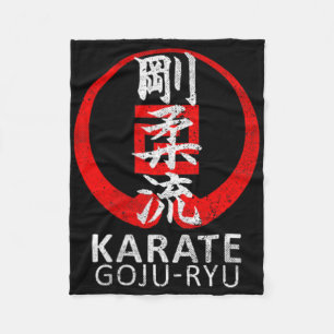Couverture Polaire Symbole karaté Goju Ryu Kanji Japon Martial Art Vi