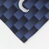 Couverture Polaire Symbole Leo d'argent sur l'impression en fibre de  (Coin)