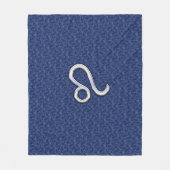 Couverture Polaire Symbole Leo Zodiac sur le camouflage numérique ble (Devant)