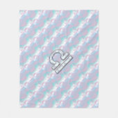 Couverture Polaire Symbole Libra Mère de style perle (Devant)