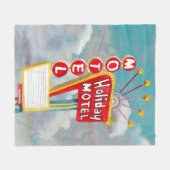 Couverture Polaire Symbole motel de vacances (Devant (Horizontal))