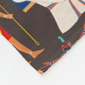 Couverture Polaire Symbole Motif égyptien Hiéroglyphique antique (Coin)