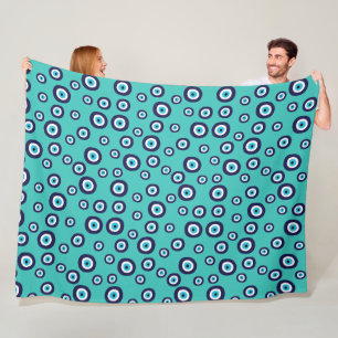 Couverture Polaire Symbole oculaire grec de protection contre le mal